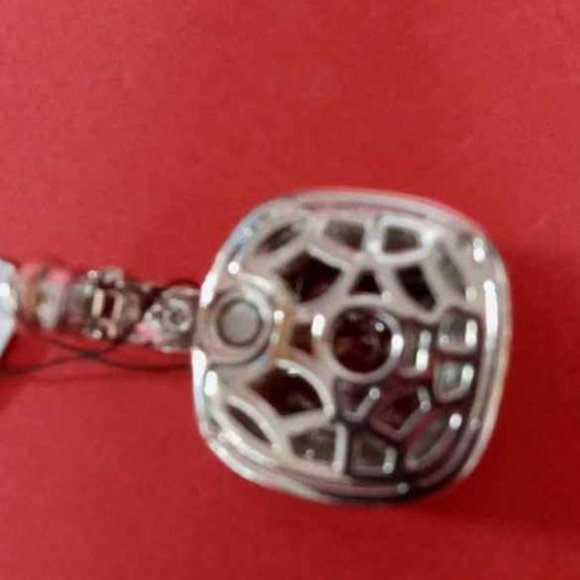 "BEST OF EVERYTHING" MAGNET LOOP PENDANT NIB GREEN RHINESTONE LARGE PENDANT - Picture 5 of 6